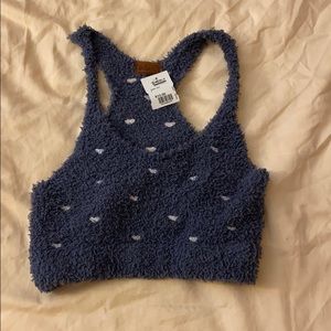 heart pattern tank top